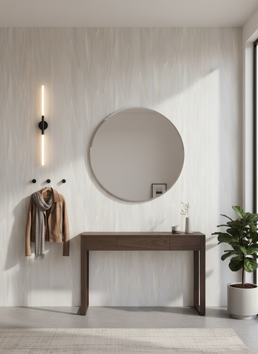 Panele ścienne PVC Moji Cream 260 x 122 cm – Szlachetna kremowa optyka do nowoczesnych wnętrz