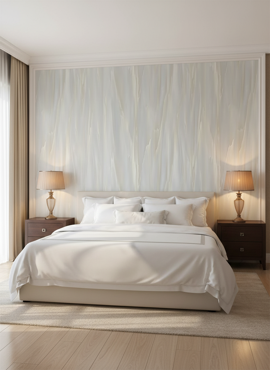 Panele ścienne PVC Moji Cream 260 x 122 cm – Szlachetna kremowa optyka do nowoczesnych wnętrz