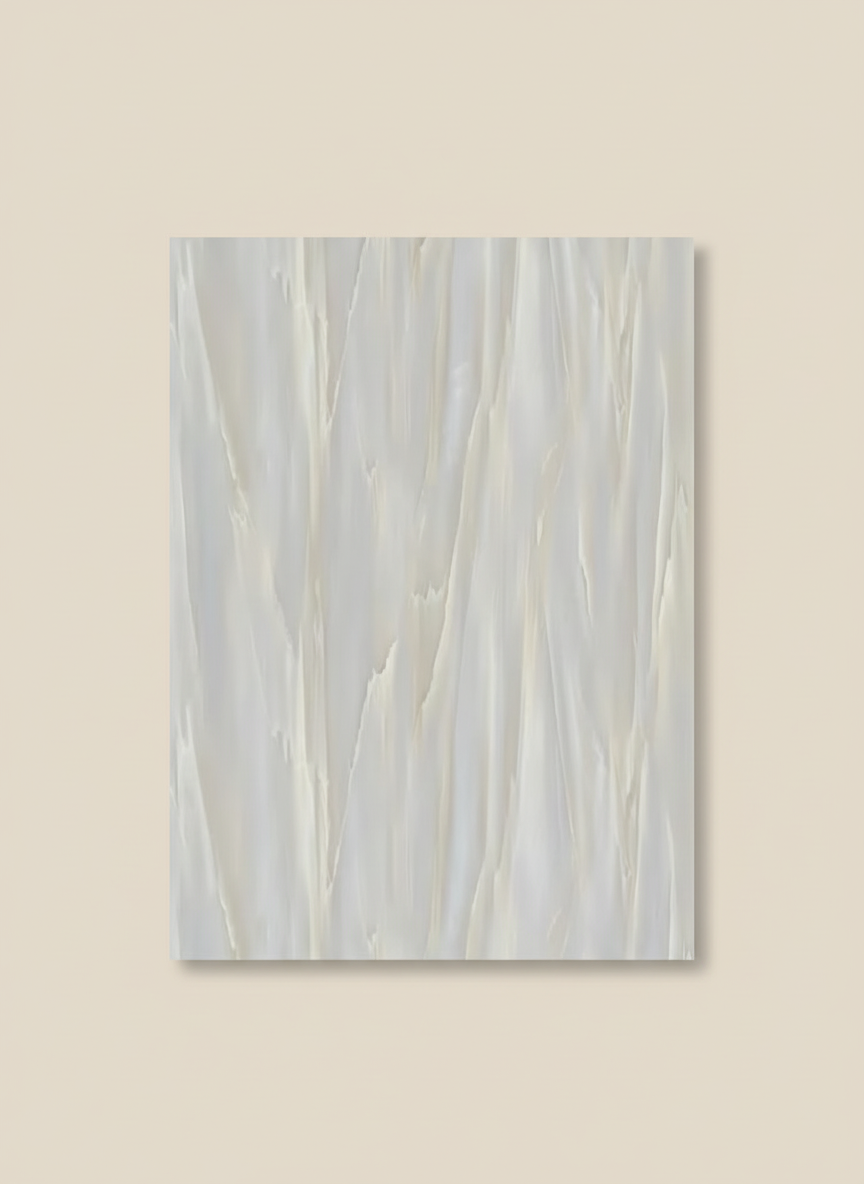 PVC Wandpaneel Moji Cream 260 x 122 cm – Edle Cremeoptik für moderne Räume