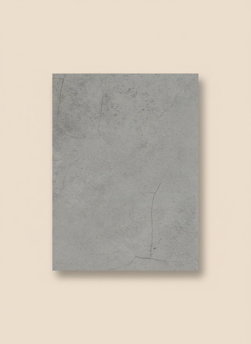 SPC nástěnný panel Concrete Slate 280 x 122 cm – Šedý betonový vzhled, moderní & voděodolný