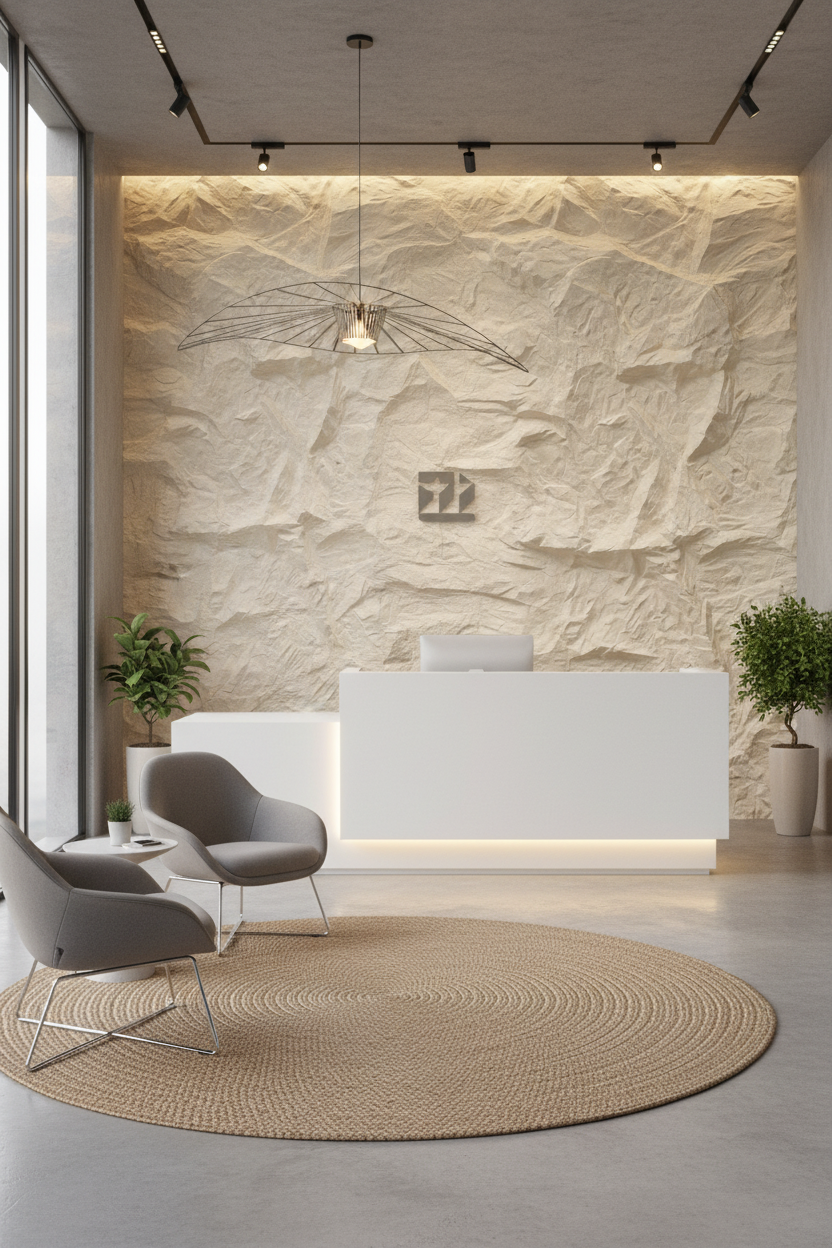 Steinoptik Beige | Dekorative Wandverkleidung mit Sandstein-Effekt | 60x290 cm