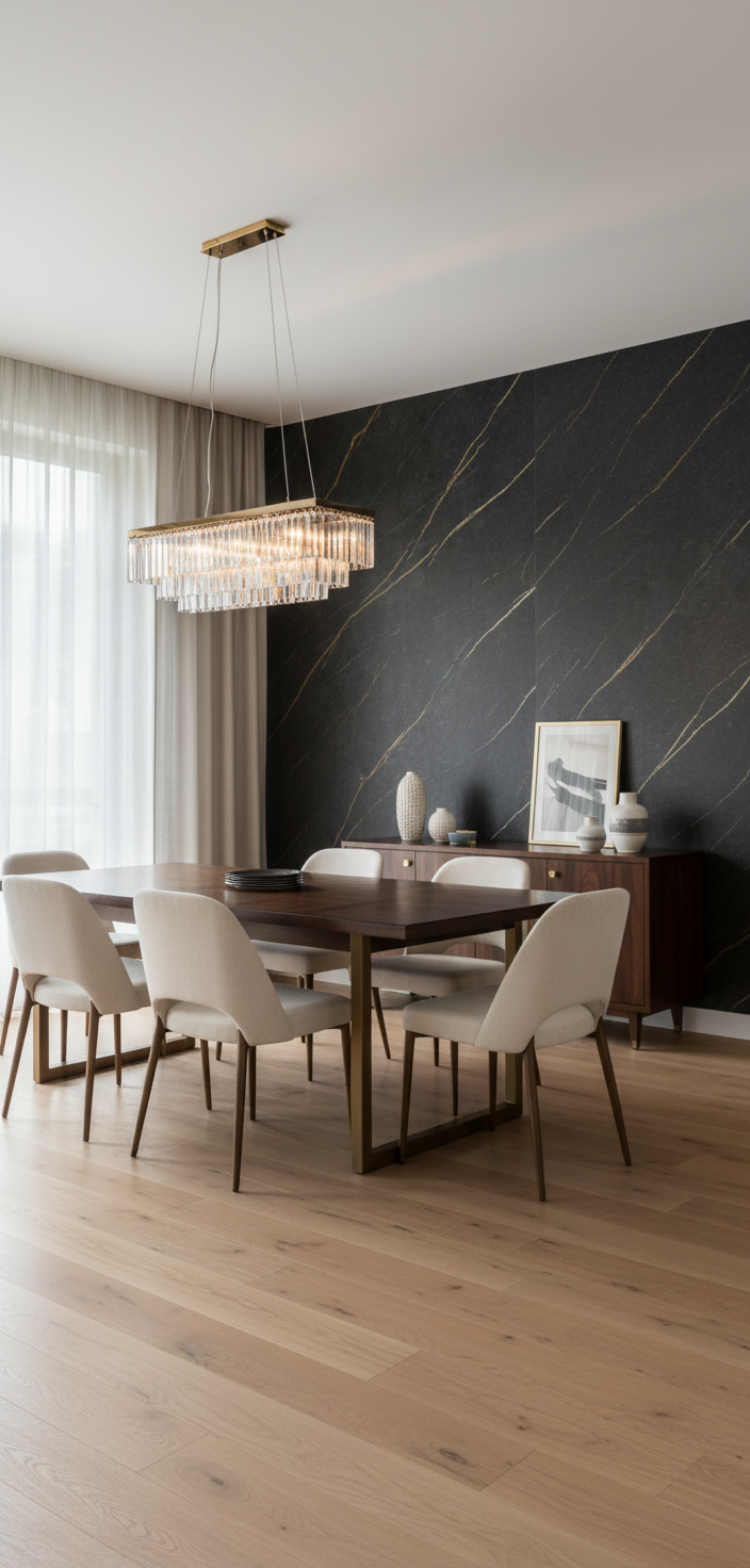 Nero Gold PVC-vægpanel 260 x 122 cm – Sort marmorlook med gyldne årer