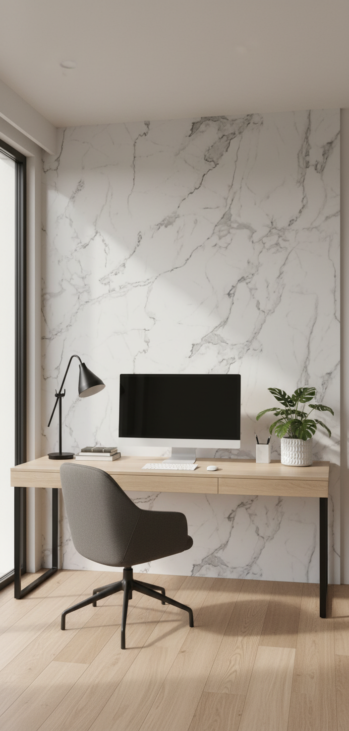 SPC nástěnný panel Carrara Marble 280 x 122 cm – Bílý mramorový vzhled, moderní & voděodolný