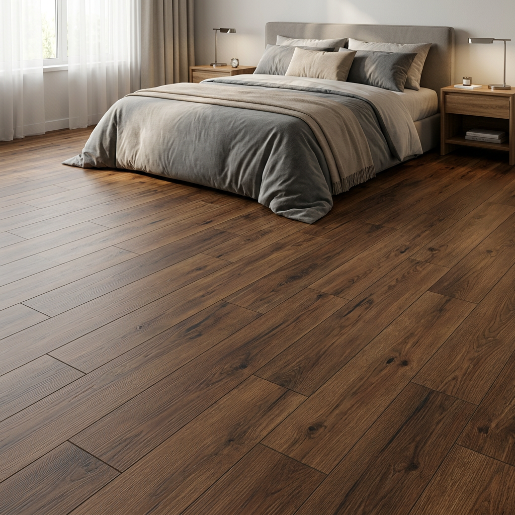 Walnuss Dunkel SPC Vinylboden – Wasserfester Klick Vinylboden 6 mm