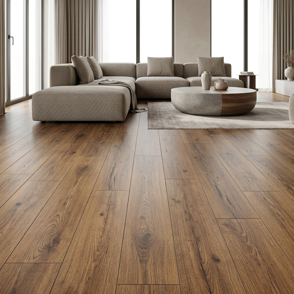 Walnuss Dunkel SPC Vinylboden – Wasserfester Klick Vinylboden 6 mm