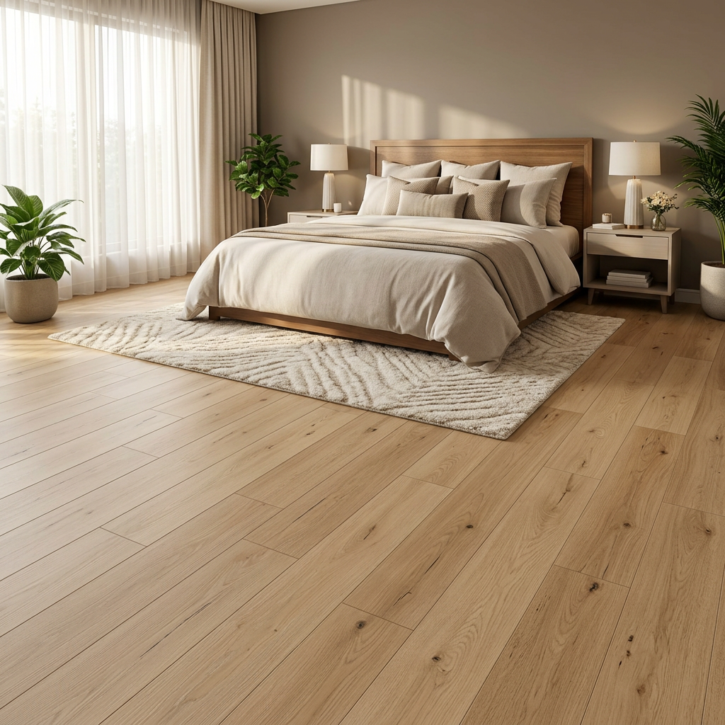 Creme Eiche SPC Vinylboden – Wasserfester Klick Vinylboden 6 mm