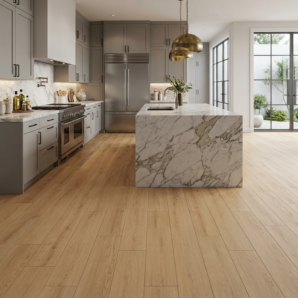 Creme Eiche SPC Vinylboden – Wasserfester Klick Vinylboden 6 mm