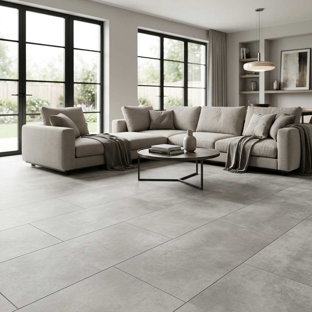 Beton Hellgrau SPC Vinylboden – Wasserfester Klickboden 6 mm
