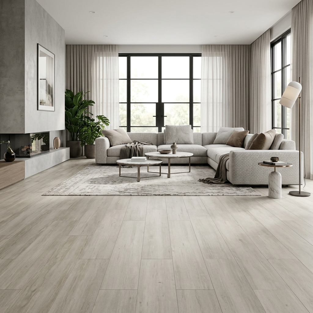 Travertin Weiß SPC Vinylboden – Wasserfester Klickboden 6 mm