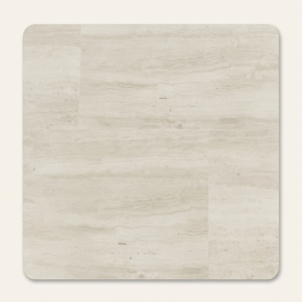 Travertin Weiß SPC Vinylboden – Wasserfester Klickboden 6 mm