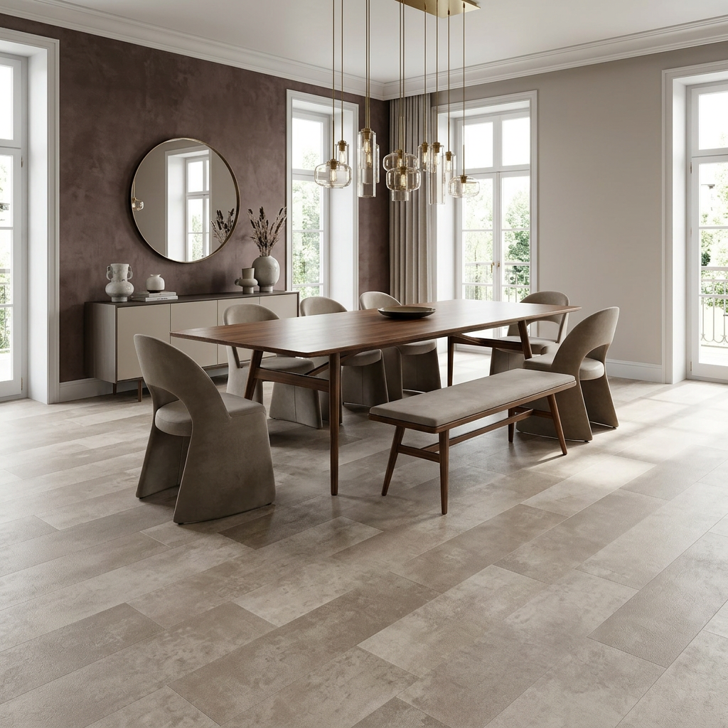Beton Beige SPC Vinylboden – Wasserfester Klickboden 6 mm