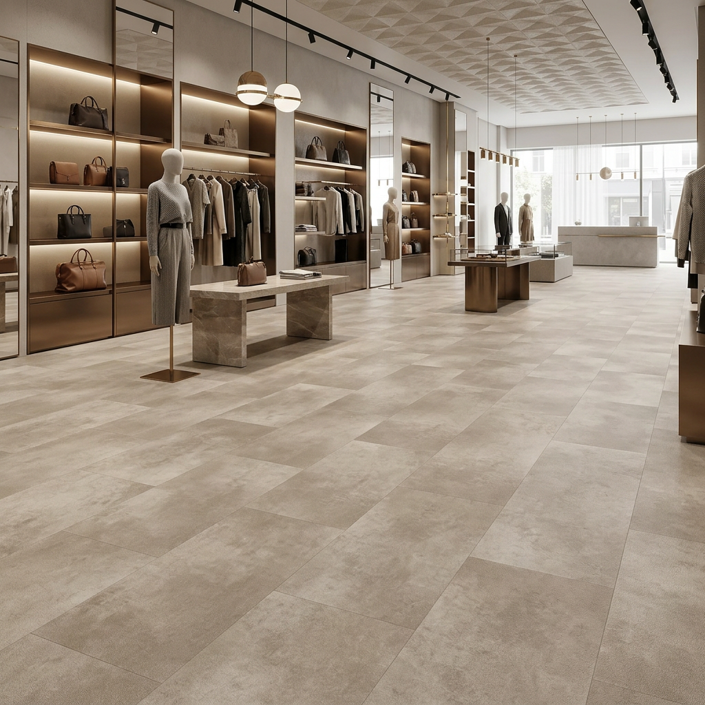 Beton Beige SPC Vinylboden – Wasserfester Klickboden 6 mm