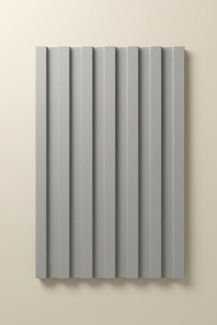 BambooCore Sage Grey 3D WPC Wandpaneel – Bambus Strukturpaneel 280 cm