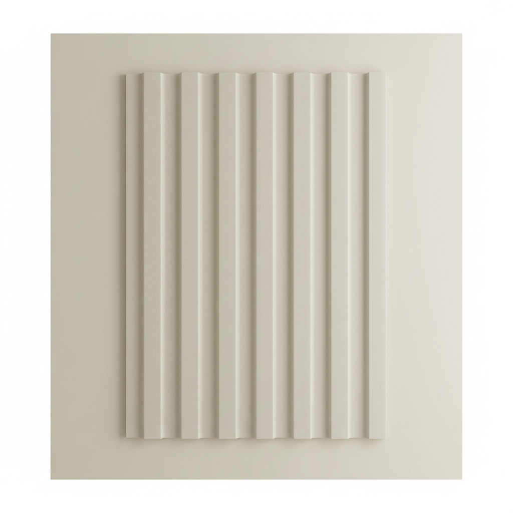 BambooCore Ivory Linen 3D WPC Wandpaneel – Bambus Strukturpaneel 280 cm