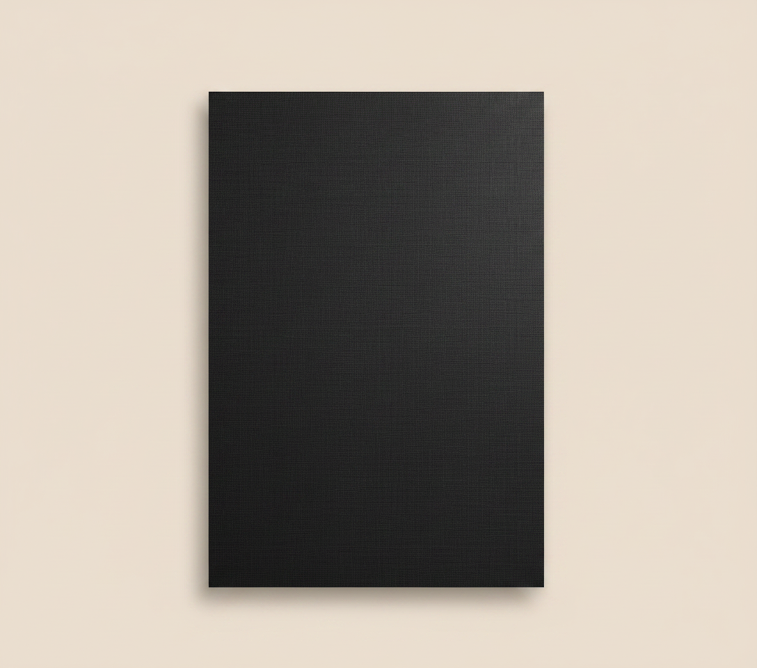 BambooCore Obsidian Black WPC Wandpaneel – 280 × 120 cm