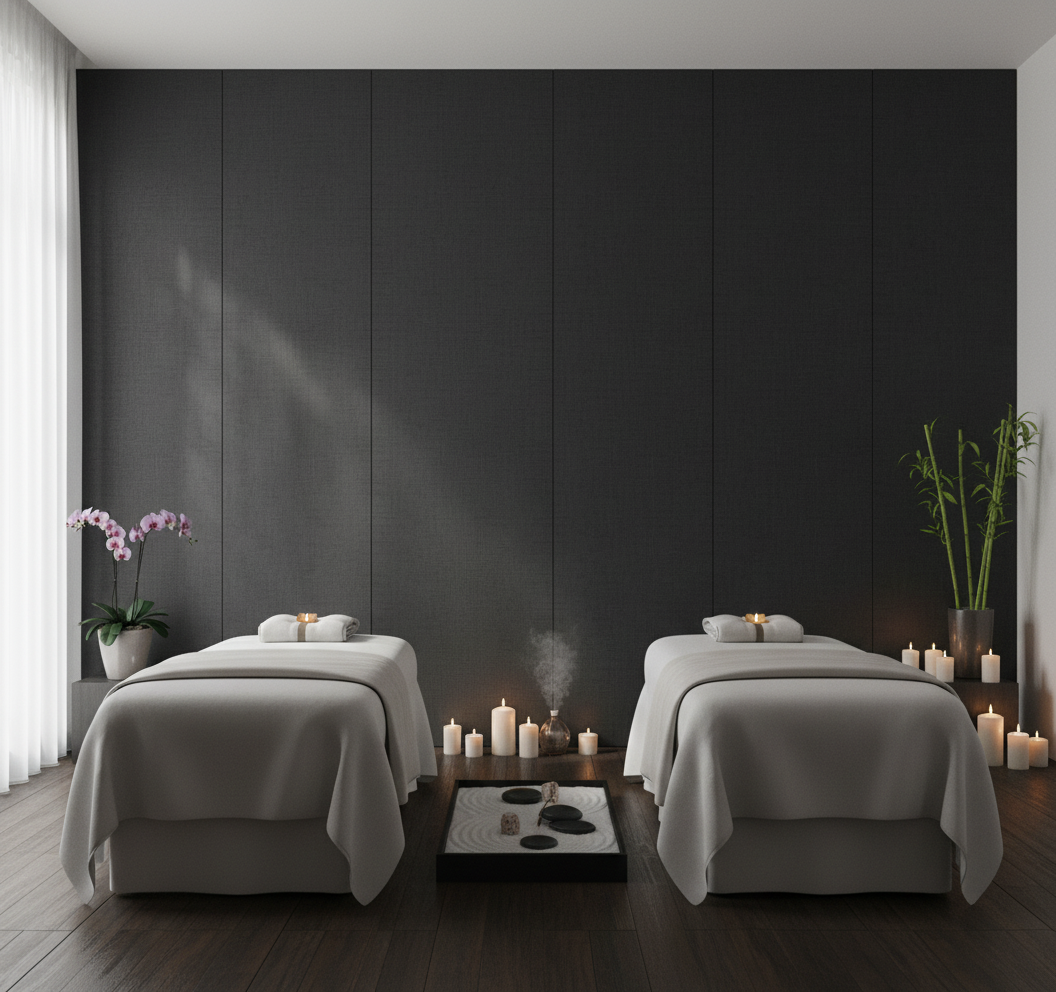 BambooCore Slate Anthracite WPC Wandpaneel – 280 × 120 cm