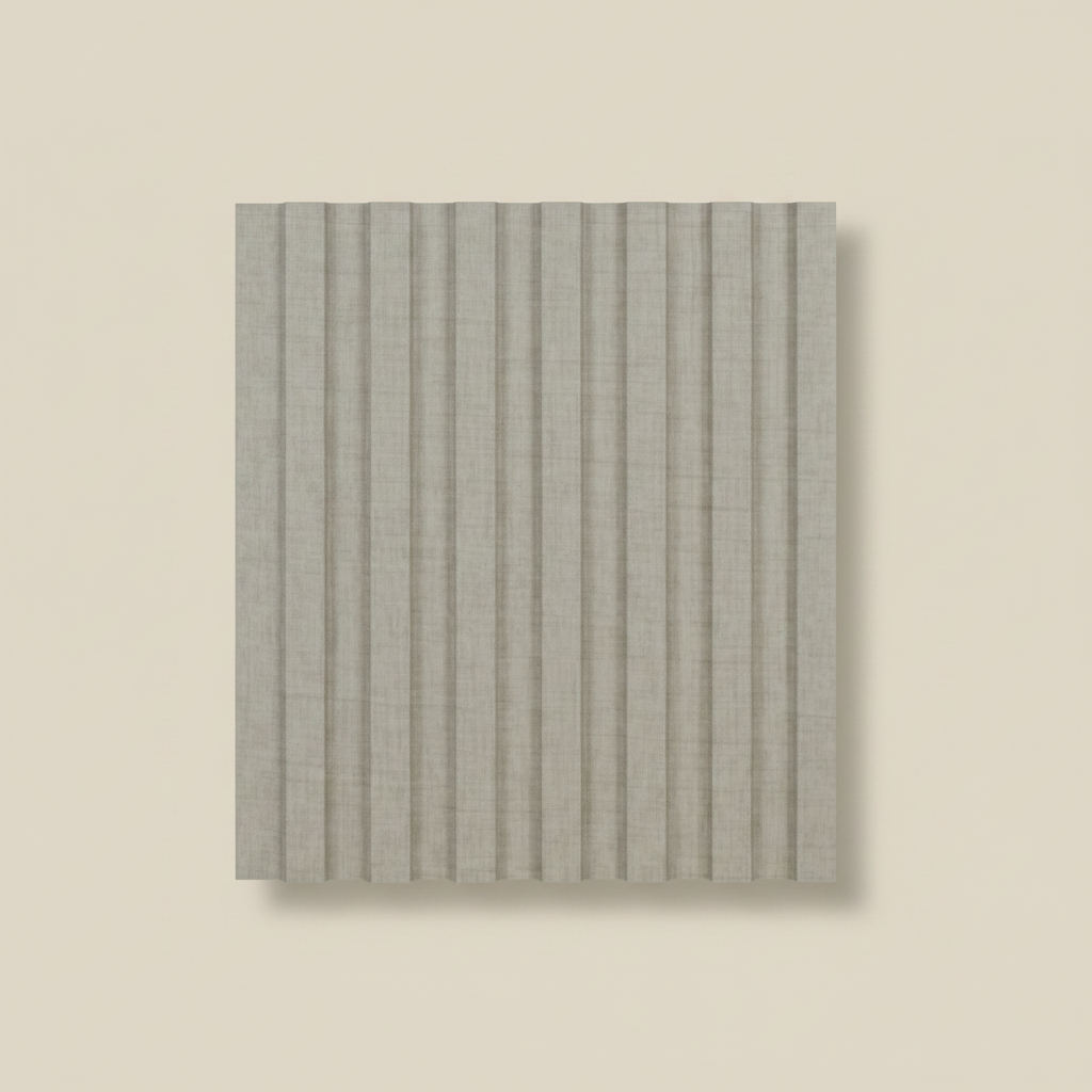 BambooCore Silver Linen 3D WPC Wandpaneel – WPC Strukturpaneel 280 cm