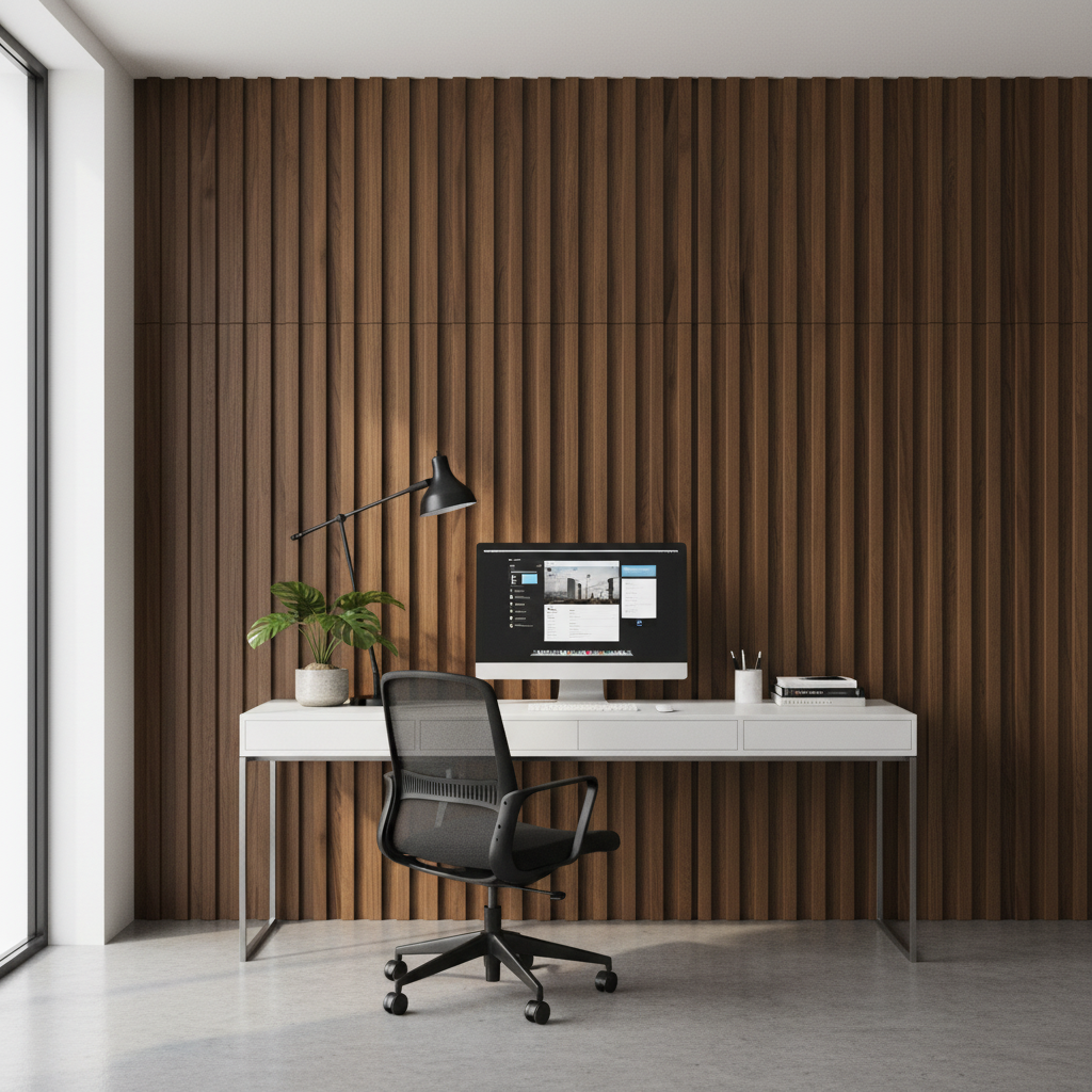 BambooCore Walnut Wood 3D WPC Wandpaneel – WPC Strukturpaneel 280 cm