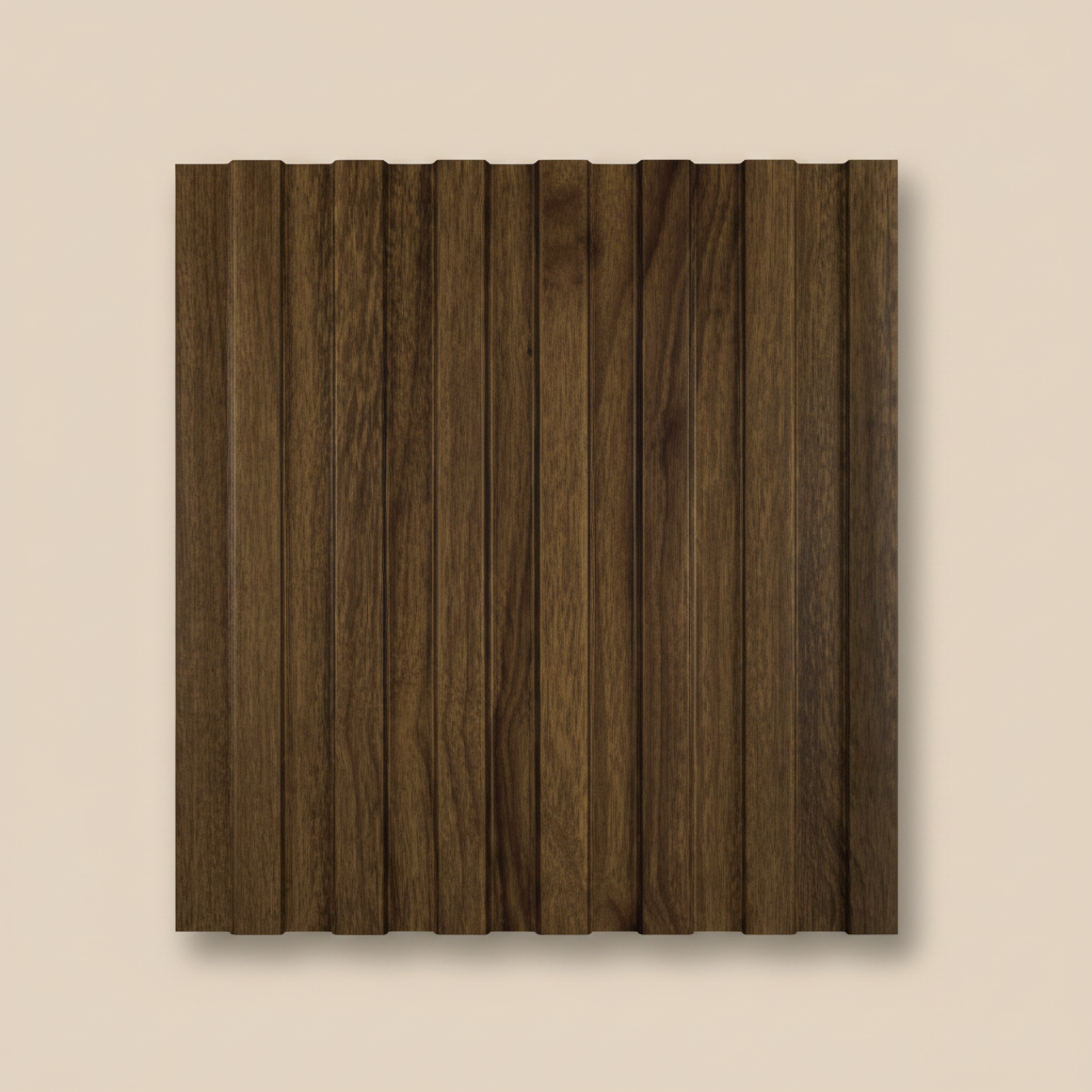 BambooCore Walnut Wood 3D WPC Wandpaneel – WPC Strukturpaneel 280 cm