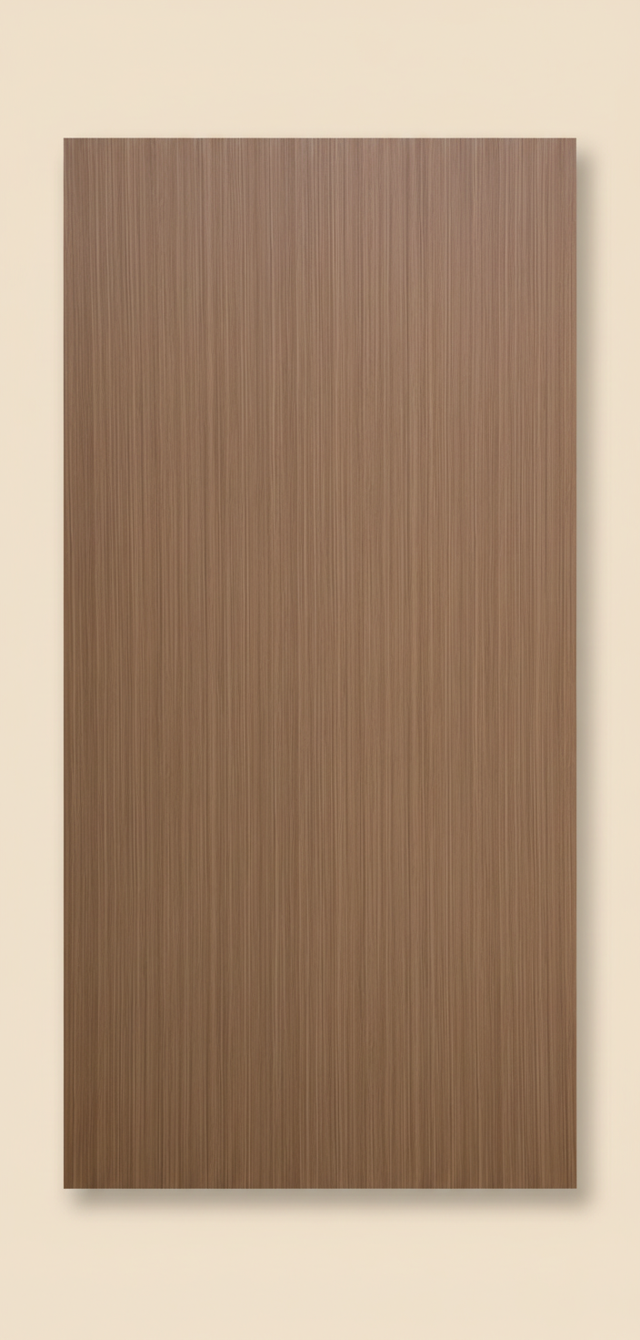 Cognac Line PVC Klick-Wandpaneel 280 × 122 cm – 8 mm Wandverkleidung in Walnussoptik