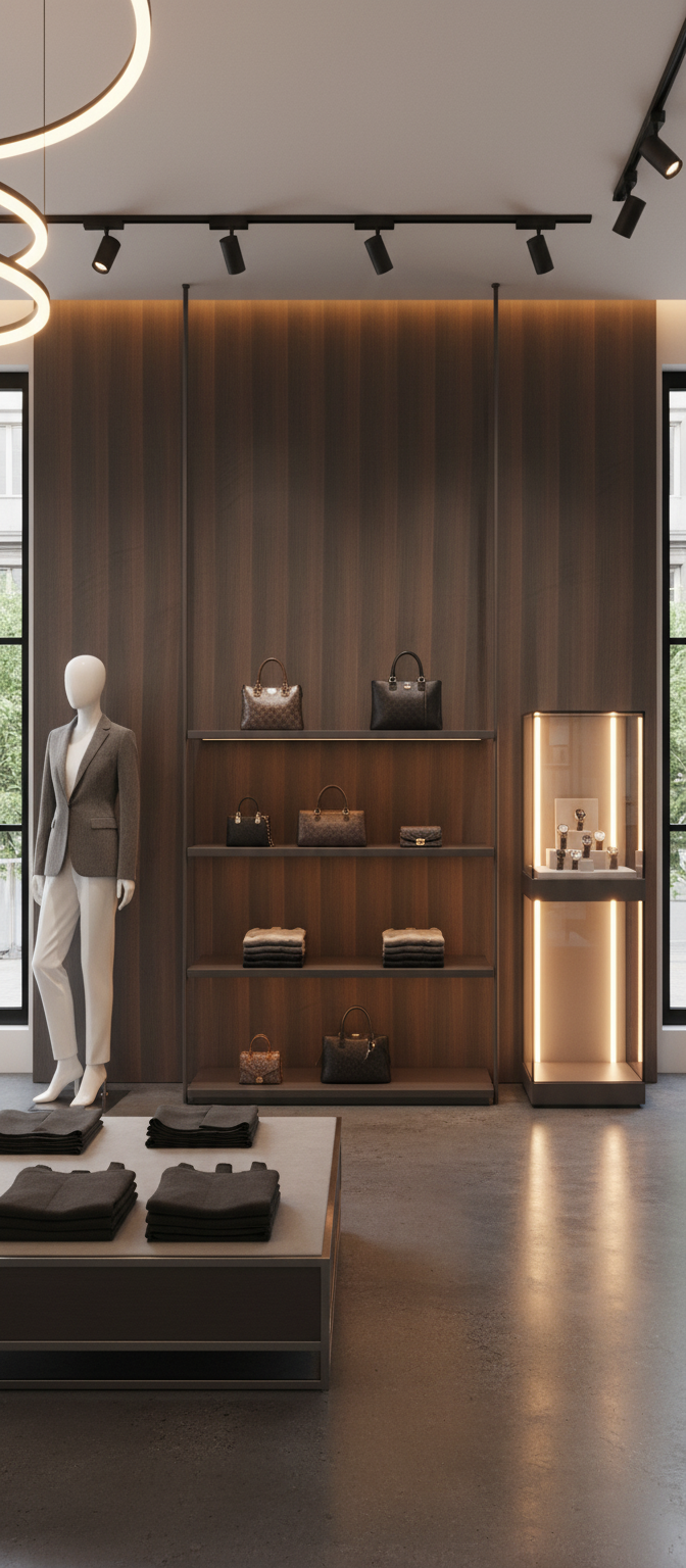 Smoked Walnut PVC Klick-Wandpaneel 280 × 122 cm – 8 mm in dunkler Walnussoptik