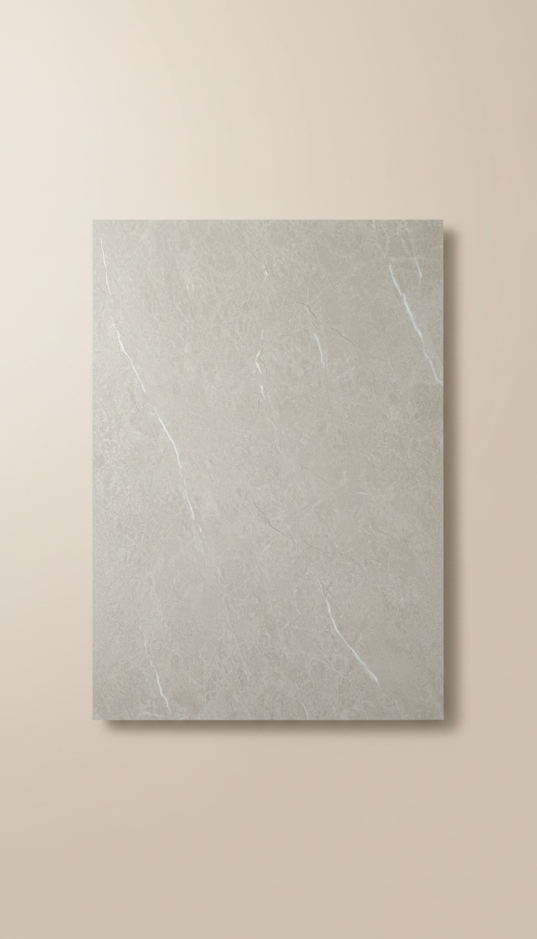 Concrete Desert SPC Wandpaneel Marmoroptik 280 × 122 cm - Sand Beige SPC Paneel